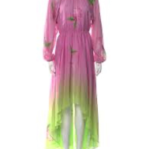 NEVER WORN Cynthia Rowley Multi Coloured High Low Dress - Picture 6 of 6